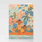 Hawaiian Lei Stationery Card Gallery Image 2