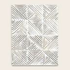 seamless pattern with graphic geometric stripes Notebook Gallery Image 4