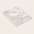 seamless pattern with graphic geometric stripes Notebook Gallery Image 2
