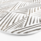 seamless pattern with graphic geometric stripes Bath Mat Gallery Image 3