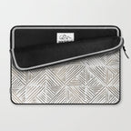 seamless pattern with graphic geometric stripes Laptop Sleeve Gallery Image 2