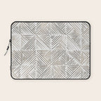 seamless pattern with graphic geometric stripes Laptop Sleeve Gallery Image 1