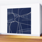 Minimal Abstract Line Art 14 Wall Mural Gallery Image 2