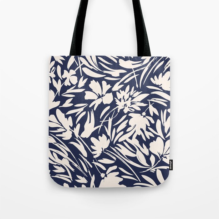 Wild floral strokes I Tote Bag Gallery Image 1