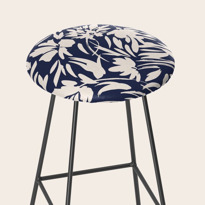 Wild floral strokes I Stool Gallery Image 2