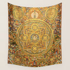 Buddhist Gold Avalokiteshvara Mandala Thangka Wall Tapestry Gallery Image 4