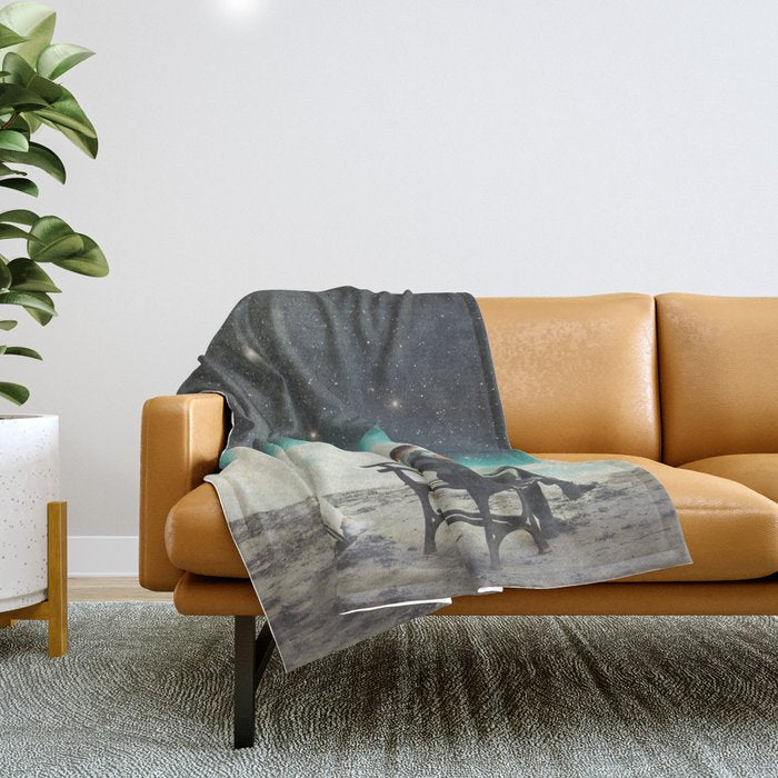 You Were There, in my Deepest Silence Throw Blanket Gallery Image 1