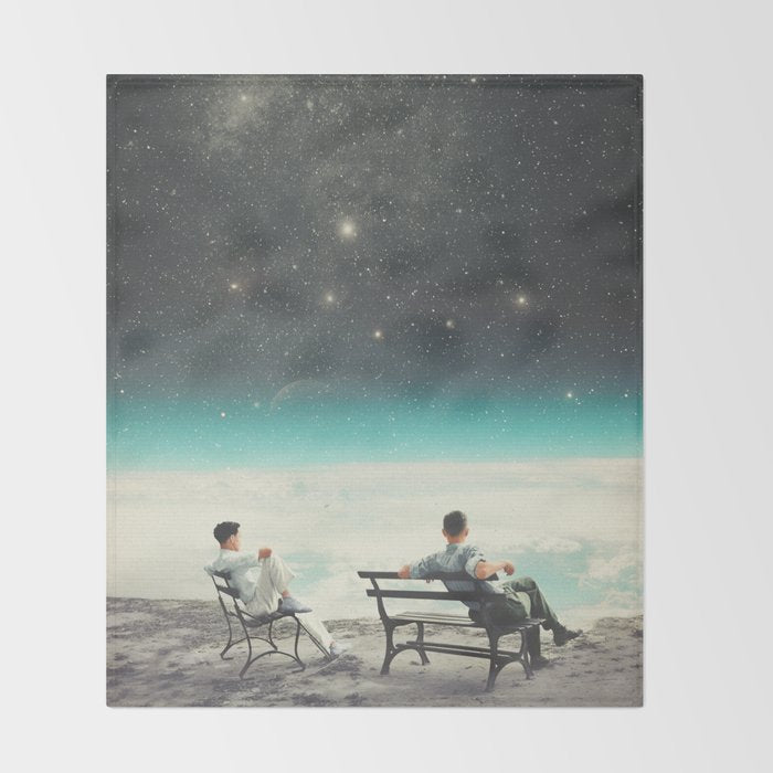 You Were There, in my Deepest Silence Throw Blanket Gallery Image 2