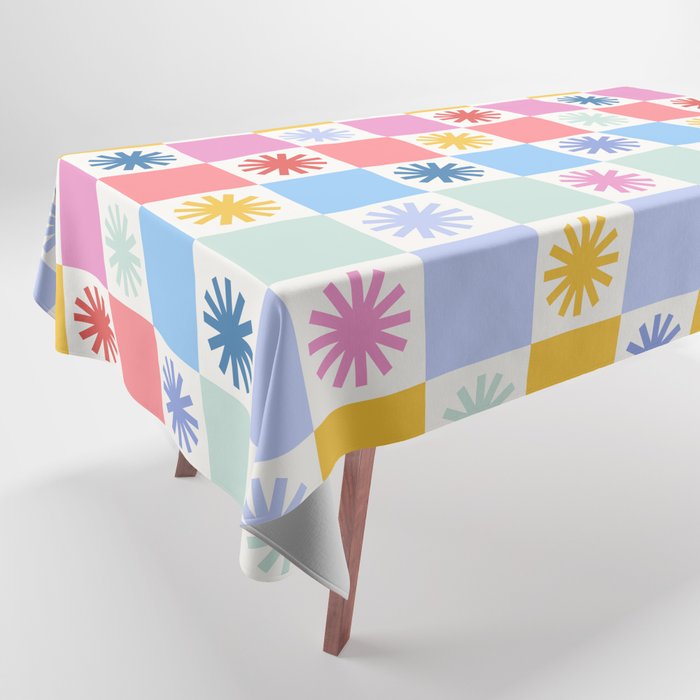 Check mate - sunshine  Tablecloth Gallery Image 1