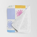Check mate - sunshine  Throw Blanket Gallery Image 3