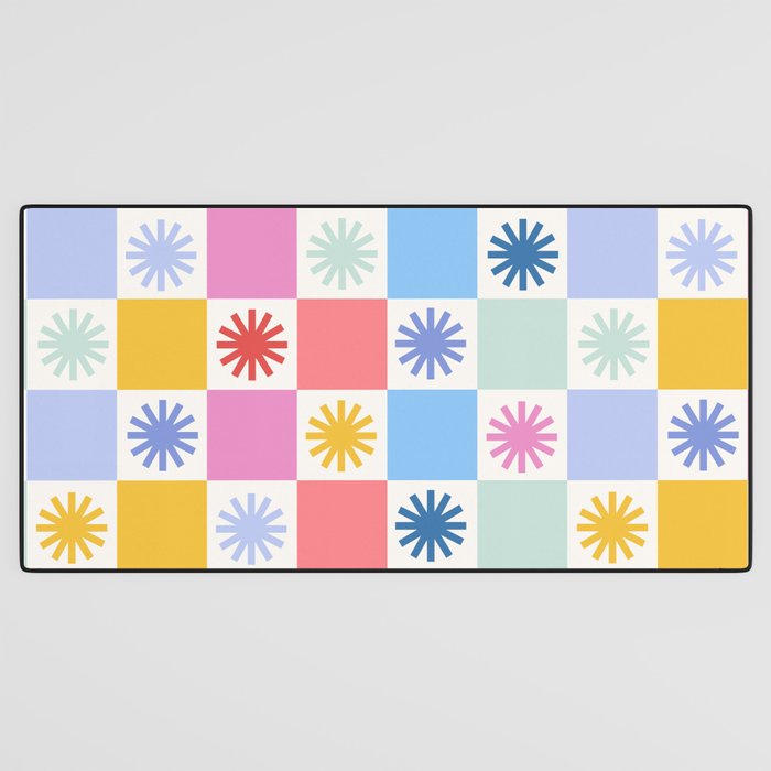 Check mate - sunshine  Desk Mat Gallery Image 3