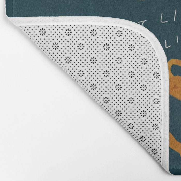 "Let Light Be A Sweet Rebellion In The Shadows" Bath Mat Gallery Image 2
