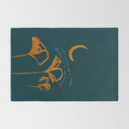 "Let Light Be A Sweet Rebellion In The Shadows" Rug Gallery Image 2