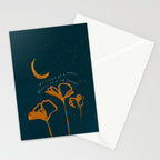 "Let Light Be A Sweet Rebellion In The Shadows" Stationery Card Gallery Image 2