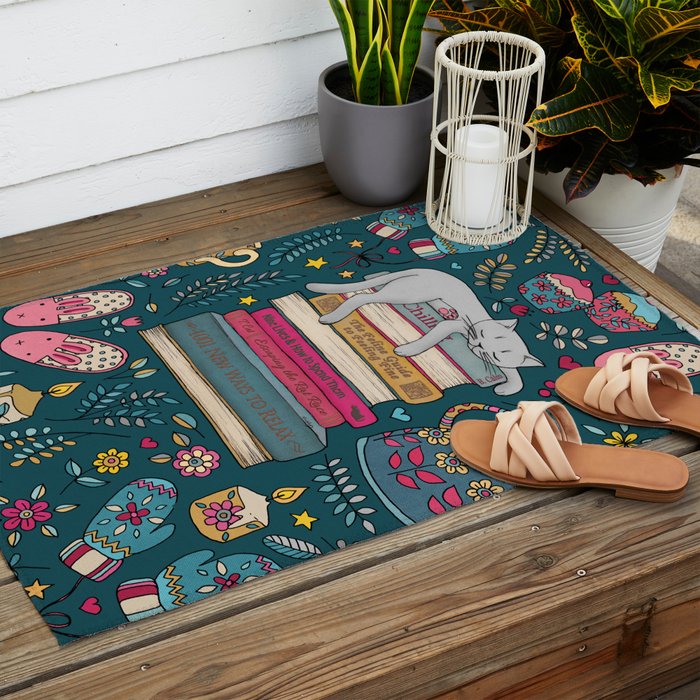 How to Hygge Like a Cat Outdoor Rug Gallery Image 2
