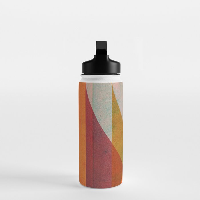 Abstraction_SUNSET_LANDSCAPE_POP_ART_Minimalism_018X Water Bottle Gallery Image 3