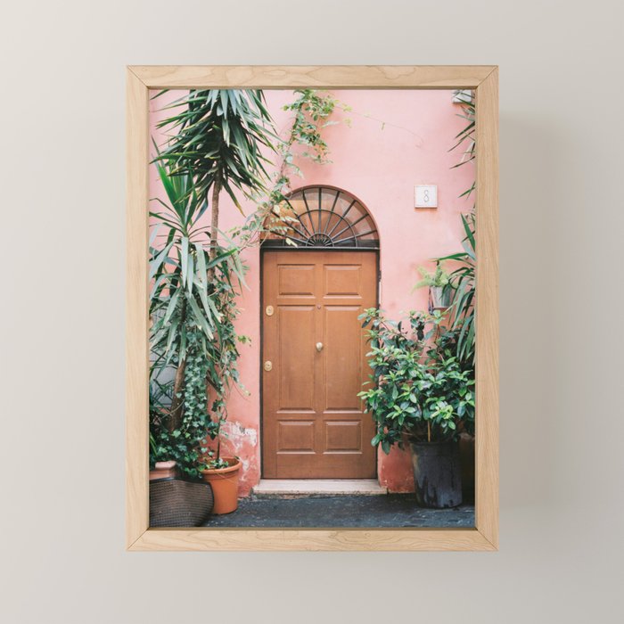 Front door of Rome | Travel photography Italy - pastel tones in Europe Mini Art Print Gallery Image 1