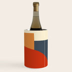 Bauhaus Reflection Number 1 - Navy Colors  Wine Chiller Gallery Image 3