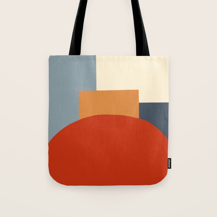 Bauhaus Reflection Number 1 - Navy Colors  Tote Bag Gallery Image 1