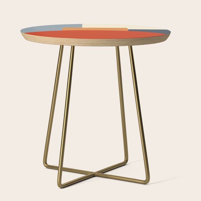 Bauhaus Reflection Number 1 - Navy Colors  Side Table Gallery Image 1