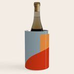 Bauhaus Reflection Number 1 - Navy Colors  Wine Chiller Gallery Image 2