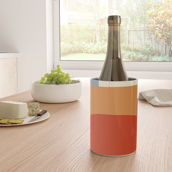 Bauhaus Reflection Number 1 - Navy Colors  Wine Chiller Gallery Image 4