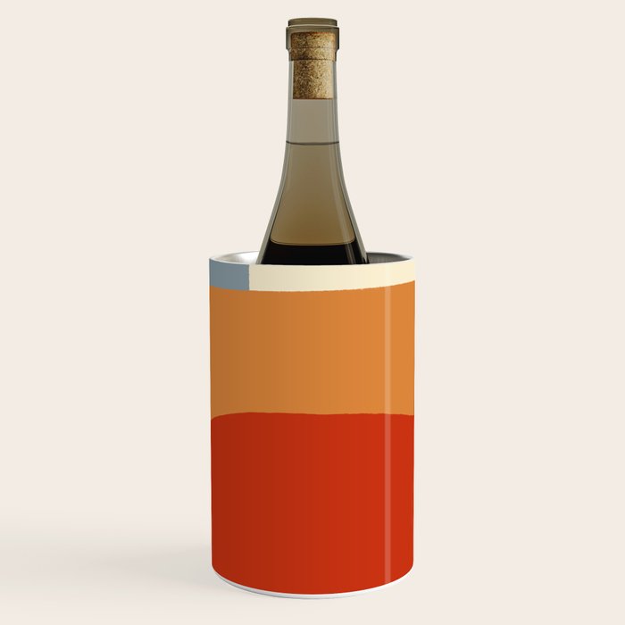 Bauhaus Reflection Number 1 - Navy Colors  Wine Chiller Gallery Image 1