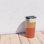 Bauhaus Reflection Number 1 - Navy Colors  Travel Mug Gallery Image 4