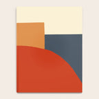 Bauhaus Reflection Number 1 - Navy Colors  Notebook Gallery Image 4