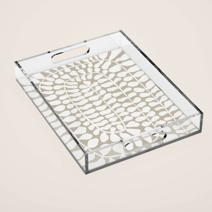 One Hundred-Leaved Plant #3 Acrylic Tray Gallery Image 1