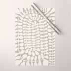 One Hundred-Leaved Plant #3 Wrapping Paper Gallery Image 1
