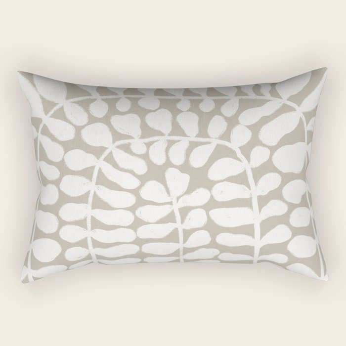 One Hundred-Leaved Plant #3 Rectangular Pillow Gallery Image 1