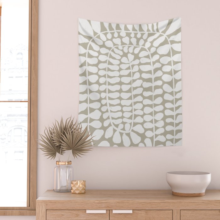 One Hundred-Leaved Plant #3 Wall Tapestry Gallery Image 2