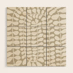 One Hundred-Leaved Plant #3 Wood Wall Art Gallery Image 1