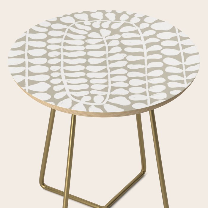 One Hundred-Leaved Plant #3 Side Table Gallery Image 2