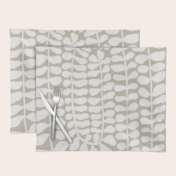 One Hundred-Leaved Plant #3 Placemat Gallery Image 1