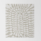 One Hundred-Leaved Plant #3 Throw Blanket Gallery Image 2