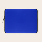 Solid Deep Cobalt Blue Color Laptop Sleeve Gallery Image 1