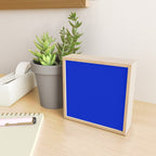 Solid Deep Cobalt Blue Color Mini Art Print Gallery Image 2