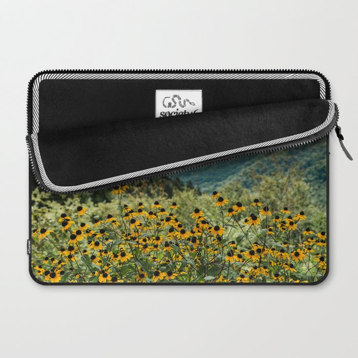 Smoky Mountains Wildflower Nature Photography Laptop Sleeve Gallery Image 2