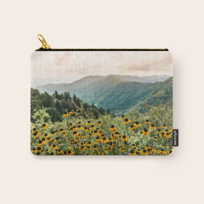 Smoky Mountains Wildflower Nature Photography Carry All Pouch Gallery Image 1