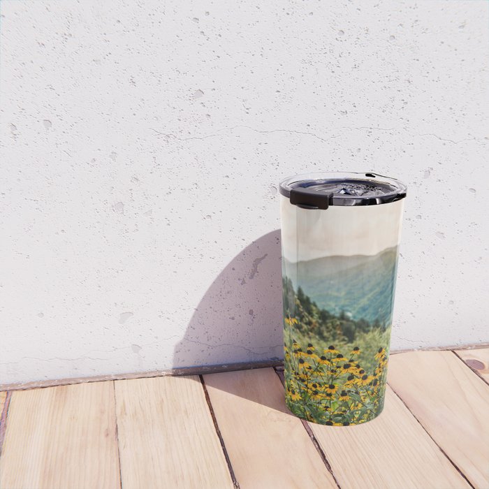 Smoky Mountains Wildflower Nature Photography Travel Mug Gallery Image 4