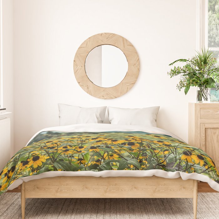 Smoky Mountains Wildflower Nature Photography Duvet Cover Gallery Image 3