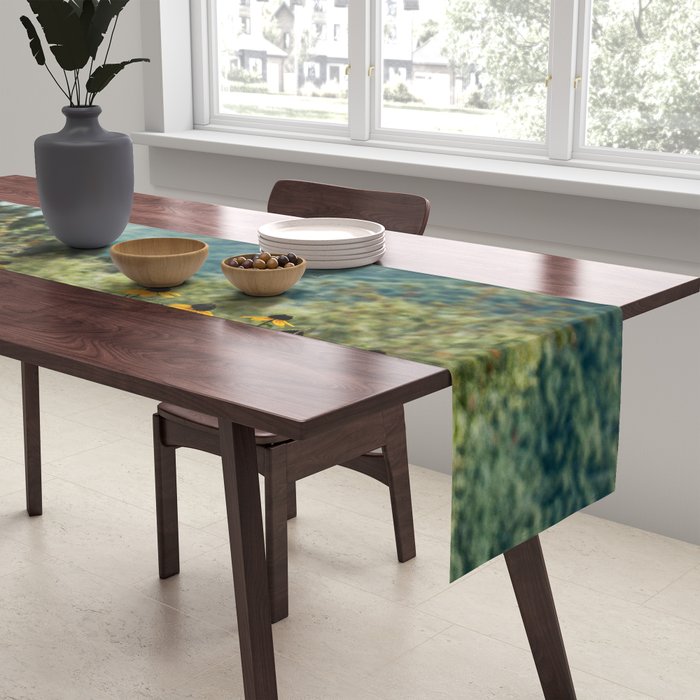 Smoky Mountains Wildflower Nature Photography Table Runner Gallery Image 2