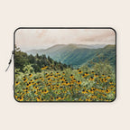 Smoky Mountains Wildflower Nature Photography Laptop Sleeve Gallery Image 1