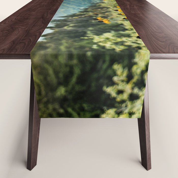 Smoky Mountains Wildflower Nature Photography Table Runner Gallery Image 1