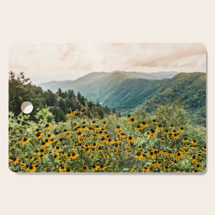 Smoky Mountains Wildflower Nature Photography Cutting Board Gallery Image 1