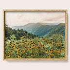 Smoky Mountains Wildflower Nature Photography Serving Tray Gallery Image 1