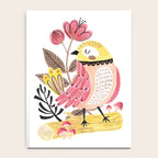 Little Birdy on a Log Notebook Gallery Image 4