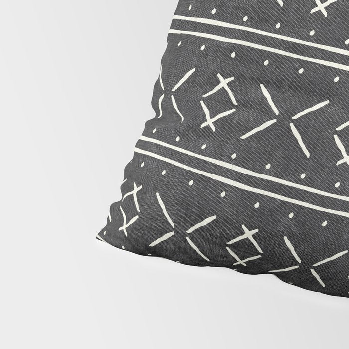 mud cloth stitch - onyx Pillow Sham Gallery Image 4